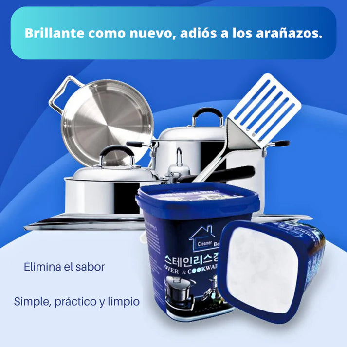 Elixir Limpiador de Acero® Ahorra Tiempo y Esfuerzo