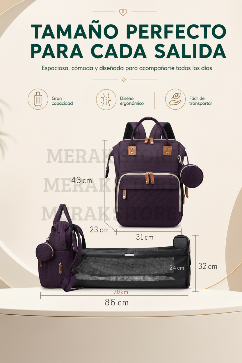 MamáPro™- La Pañalera Todo en Uno para Mamás Modernas.💼👶