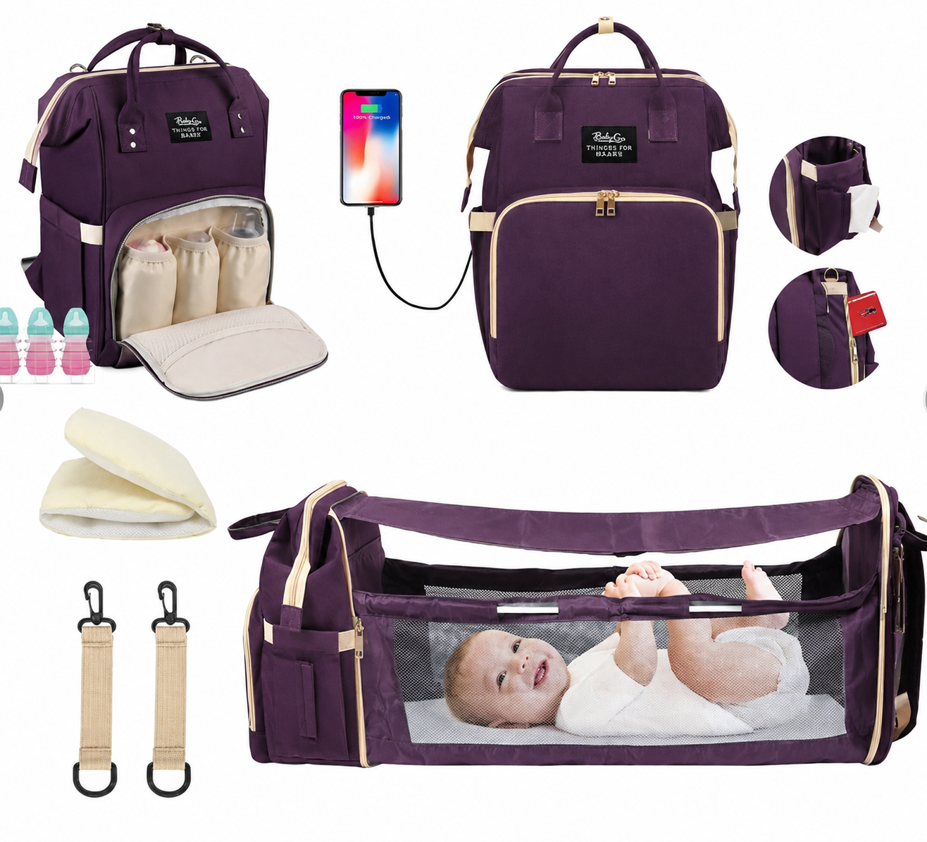 MamáPro™- La Pañalera Todo en Uno para Mamás Modernas.💼👶