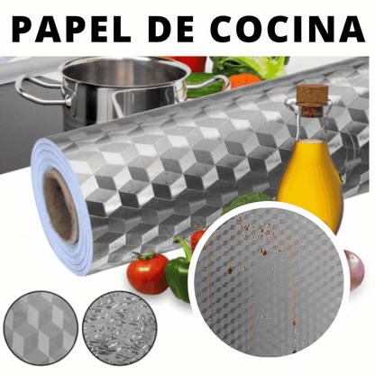 AntiGrasa Max™- PAPEL DE COCINA ADHESIVO ANTI SALPICADURAS- PROMO 2X1 SOLO POR LANZAMIENTO